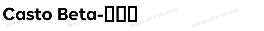Casto Beta字体转换